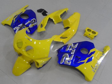 1990-1998 Honda CBR250RR MC22 Motorcycle Fairings - Yellow Blue UK Manufacturers
