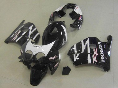 1990-1998 Honda CBR250RR MC22 Motorcycle Fairings - Glossy Black White UK Manufacturers