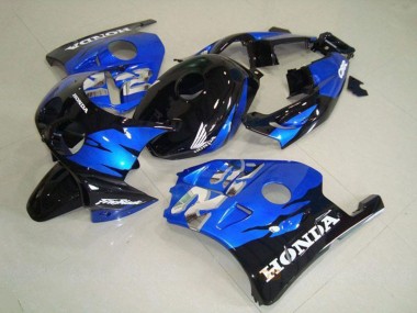 1990-1998 Honda CBR250RR MC22 Motorcycle Fairings - Blue Glossy Black UK Manufacturers
