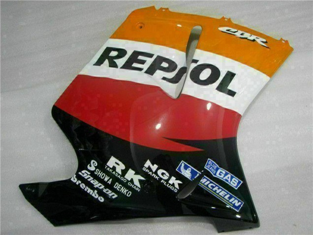 1996-2007 Honda CBR1100XX Blackbird Motorcycle Fairing - Orange White Red Glossy Black Repsol UK Manufacturers