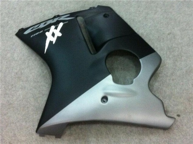 1996-2007 Honda CBR1100XX Blackbird Motorcycle Fairings - Matte Black Silver UK Manufacturers