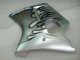 1996-2007 Honda CBR1100XX Blackbird Motorcycle Fairing - Silver Black Flame UK Manufacturers