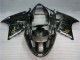 1996-2007 Honda CBR1100XX Blackbird Motorcycle Fairings - Glossy Black Silver Flame UK Manufacturers