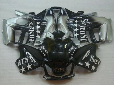1995-1996 Honda CBR600 F3 Motorcycle Fairings - Silver Glossy Black SevenStars UK Manufacturers