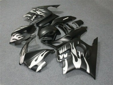 1995-1996 Honda CBR600 F3 Motorcycle Fairings - White Matte Black Flame UK Manufacturers