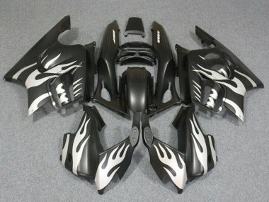 1995-1996 Honda CBR600 F3 Motorcycle Fairings - White Matte Black Flame UK Manufacturers