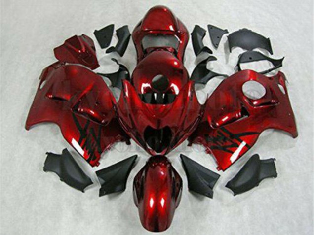 1996-2007 Suzuki GSXR 1300 Hayabusa Motorcycle Fairing - Red Black UK Manufacturers
