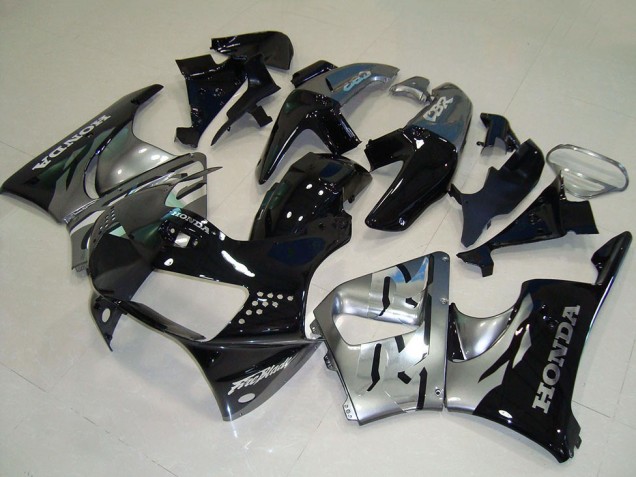 1998-1999 Honda CBR900RR 919 Motorcycle Fairings - Silver Glossy Black UK Manufacturers