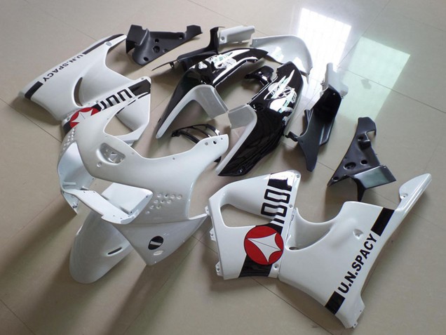 1998-1999 Honda CBR900RR 919 Motorcycle Fairings - White Red Glossy Black U.N.Spacy UK Manufacturers