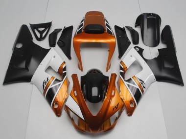 1998-1999 Yamaha YZF R1 Motorcycle Fairings - Orange Gold Grey White Black UK Manufacturers