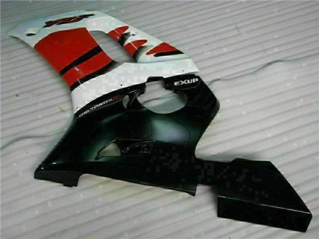 1998-2002 Yamaha YZF R6 Motorcycle Fairing - White Red Glossy Black UK Manufacturers
