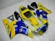 1998-2002 Yamaha YZF R6 Motorcycle Fairings - Yellow Blue White Camel Motul UK Manufacturers
