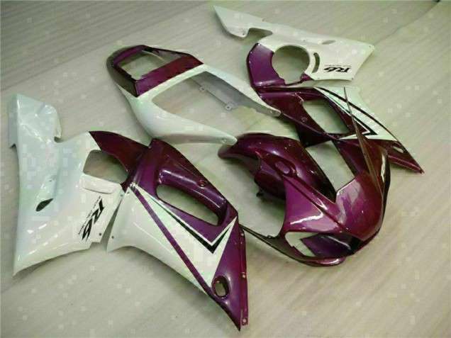 1998-2002 Yamaha YZF R6 Motorcycle Fairings - White Purple UK Manufacturers