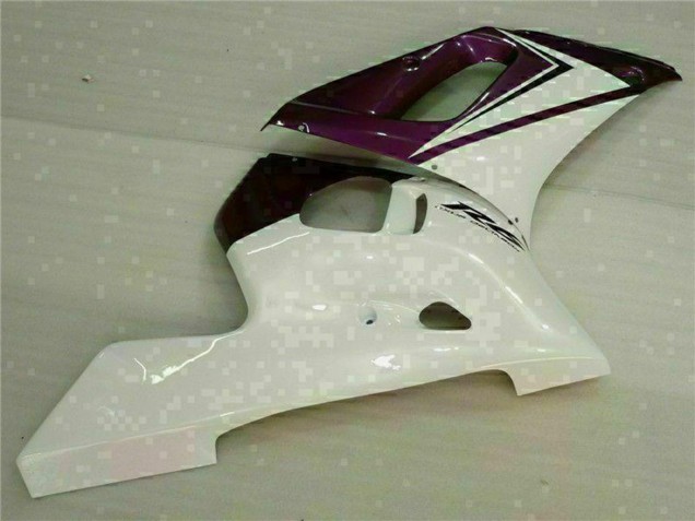 1998-2002 Yamaha YZF R6 Motorcycle Fairings - White Purple UK Manufacturers