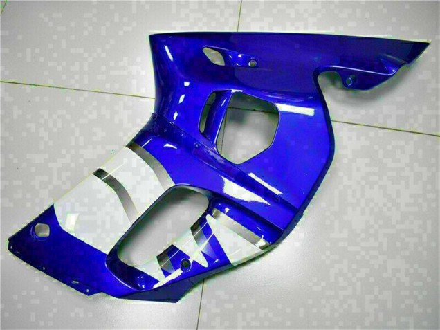 1998-2002 Yamaha YZF R6 Motorcycle Fairings - Blue White UK Manufacturers