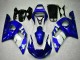 1998-2002 Yamaha YZF R6 Motorcycle Fairings - Blue White UK Manufacturers