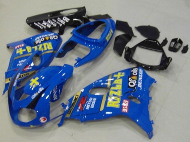 1998-2003 Suzuki TL1000R Motorcycle Fairings - Blue Yellow Black Rizla Dunlop UK Manufacturers