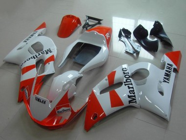 1998-2002 Yamaha YZF R6 Motorcycle Fairings - White Red Marlboro UK Manufacturers