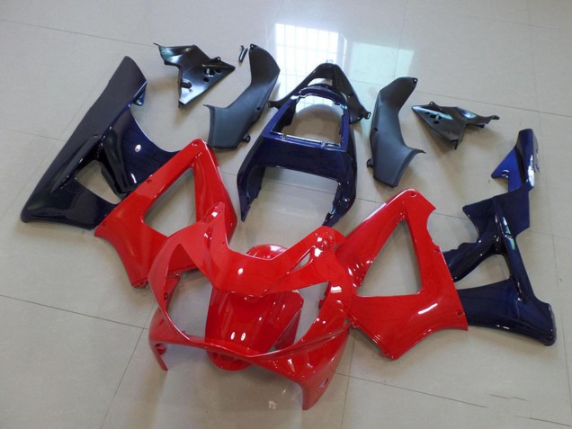 2000-2001 Honda CBR900RR 929 Motorcycle Fairings - Red Dark Blue UK Manufacturers