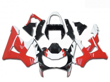 2000-2001 Honda CBR900RR 929RR Motorcycle Fairings - White Red Glossy Black UK Manufacturers
