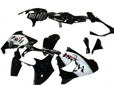 2000-2001 Kawasaki ZX9R Motorcycle Fairing - Glossy Black White West UK Manufacturers