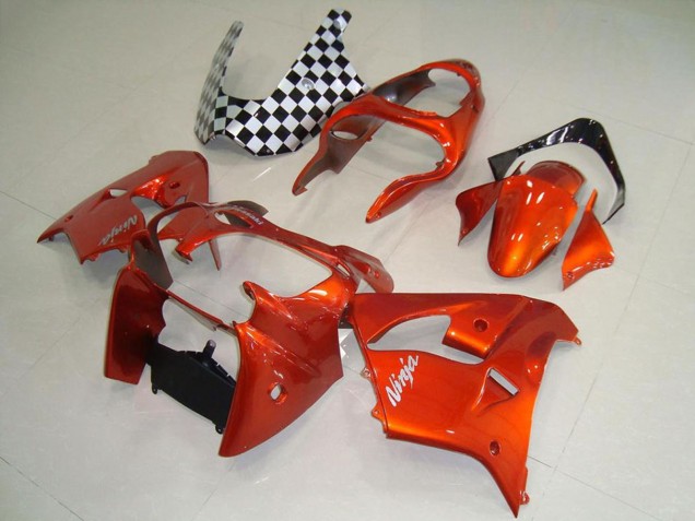 2000-2001 Kawasaki ZX9R Motorcycle Fairings - Orange UK Manufacturers