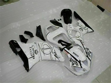 2000-2001 Yamaha YZF R1 Motorcycle Fairings - White Black Corona Extra UK Manufacturers