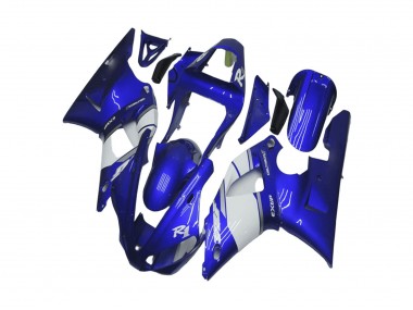 2000-2001 Yamaha YZF R1 Motorcycle Fairing - Blue White UK Manufacturers
