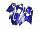 2000-2001 Yamaha YZF R1 Motorcycle Fairing - Blue White UK Manufacturers