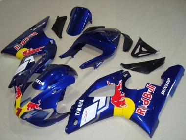 2000-2001 Yamaha YZF R1 Motorcycle Fairings - Blue White Yellow Red Bull UK Manufacturers