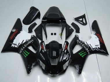 2000-2001 Yamaha YZF R1 Motorcycle Fairings - Glossy Black White Red Green Monster UK Manufacturers
