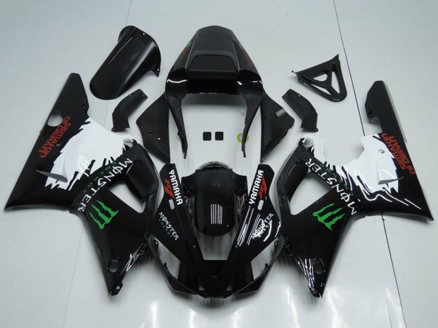 2000-2001 Yamaha YZF R1 Motorcycle Fairings - Glossy Black White Red Green Monster UK Manufacturers