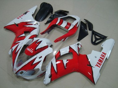 2000-2001 Yamaha YZF R1 Motorcycle Fairings - White Red UK Manufacturers