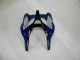 2000-2002 Kawasaki ZX6R Motorcycle Fairings - Blue Glossy Black Elf Bridgestone UK Manufacturers