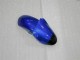 2000-2002 Kawasaki ZX6R Motorcycle Fairings - Blue Glossy Black Elf Bridgestone UK Manufacturers