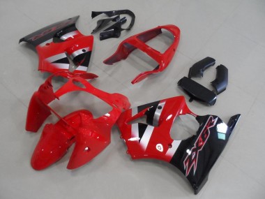 2000-2002 Kawasaki ZX6R Motorcycle Fairings - Red Silver Glossy Black OEM Style UK Manufacturers