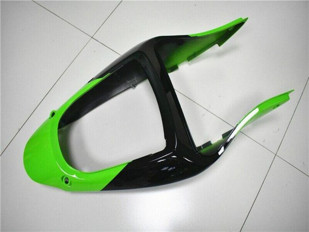 2000-2002 Kawasaki ZX6R Motorcycle Fairing Kits - Green White Black UK Manufacturers