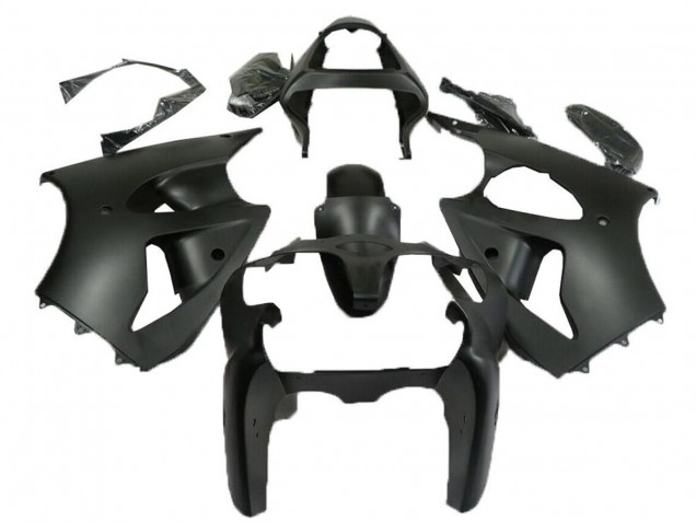 2000-2002 Kawasaki ZX6R Motorcycle Fairings - Matte Black UK Manufacturers