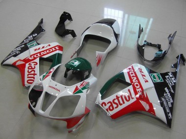 2000-2006 Honda VTR1000 Bike Fairings - White Red Green Glossy Black Castrol UK Manufacturers