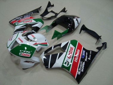 2000-2006 Honda VTR1000 Bike Fairing - White Red Green Glossy Black Castrol UK Manufacturers