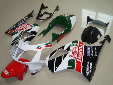 2000-2006 Honda VTR1000 Motorcycle Fairing Kits - White Red Green Glossy Black Castrol UK Manufacturers