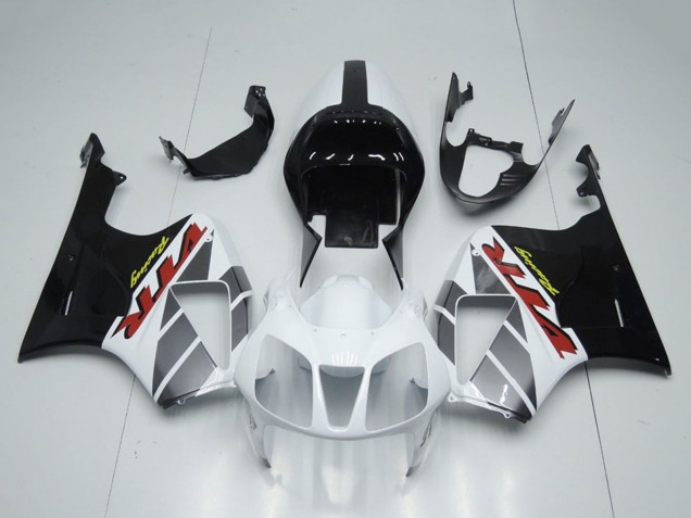 2000-2006 Honda VTR1000 Motorcycle Fairings - White Glossy Black UK Manufacturers