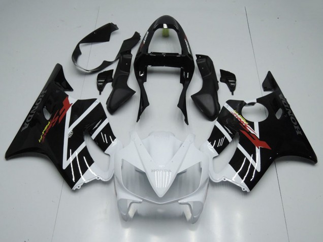 2001-2003 Honda CBR600 F4i Motorcycle Fairing - White Glossy Black F Sport UK Manufacturers