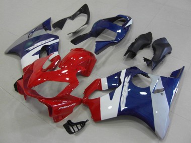 2001-2003 Honda CBR600 F4i Motorcycle Fairings - White Blue Red UK Manufacturers