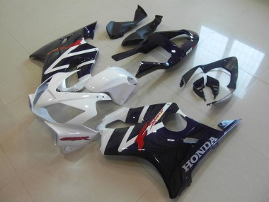 2001-2003 Honda CBR600 F4i Motorcycle Fairings - White Glossy Black F Sport UK Manufacturers