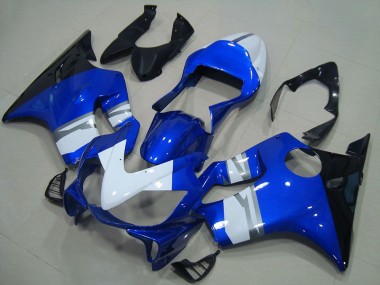 2001-2003 Honda CBR600 F4i Motorcycle Fairings - White Blue Glossy Black UK Manufacturers