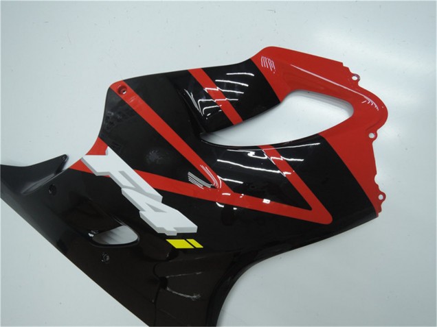 2001-2003 Honda CBR600 F4i Bike Fairings - Red Glossy Black UK Manufacturers
