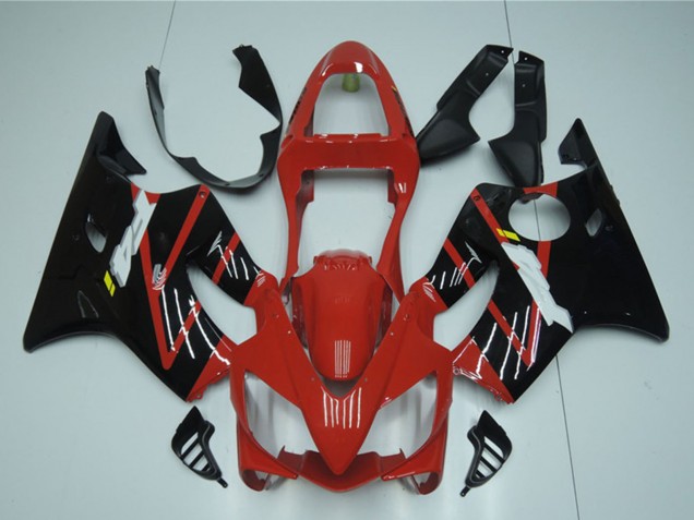 2001-2003 Honda CBR600 F4i Bike Fairings - Red Glossy Black UK Manufacturers