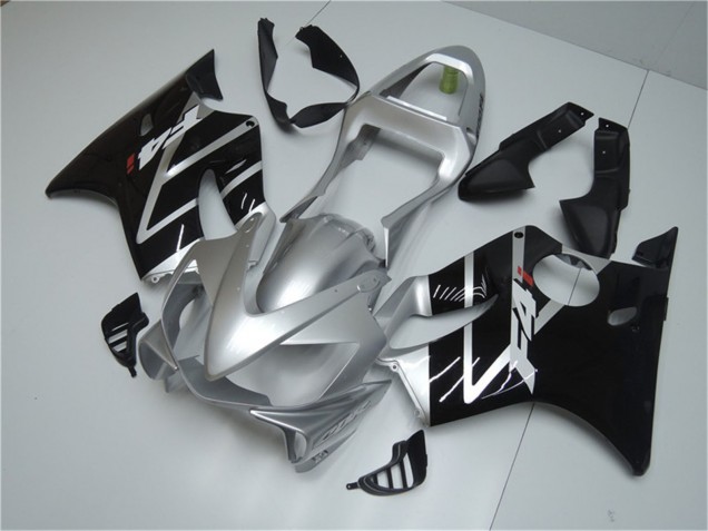2001-2003 Honda CBR600 F4i Motorcycle Fairing - Silver Glossy Black UK Manufacturers