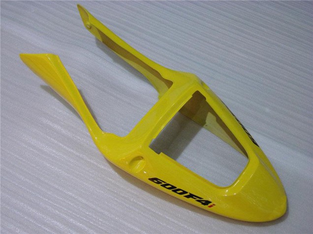 2001-2003 Honda CBR600 F4i Motorcycle Fairing - Yellow Glossy Black UK Manufacturers